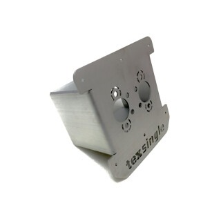 Einbauflansch EVO für Luftstandheizungen bis 83 mm, Edelstahl