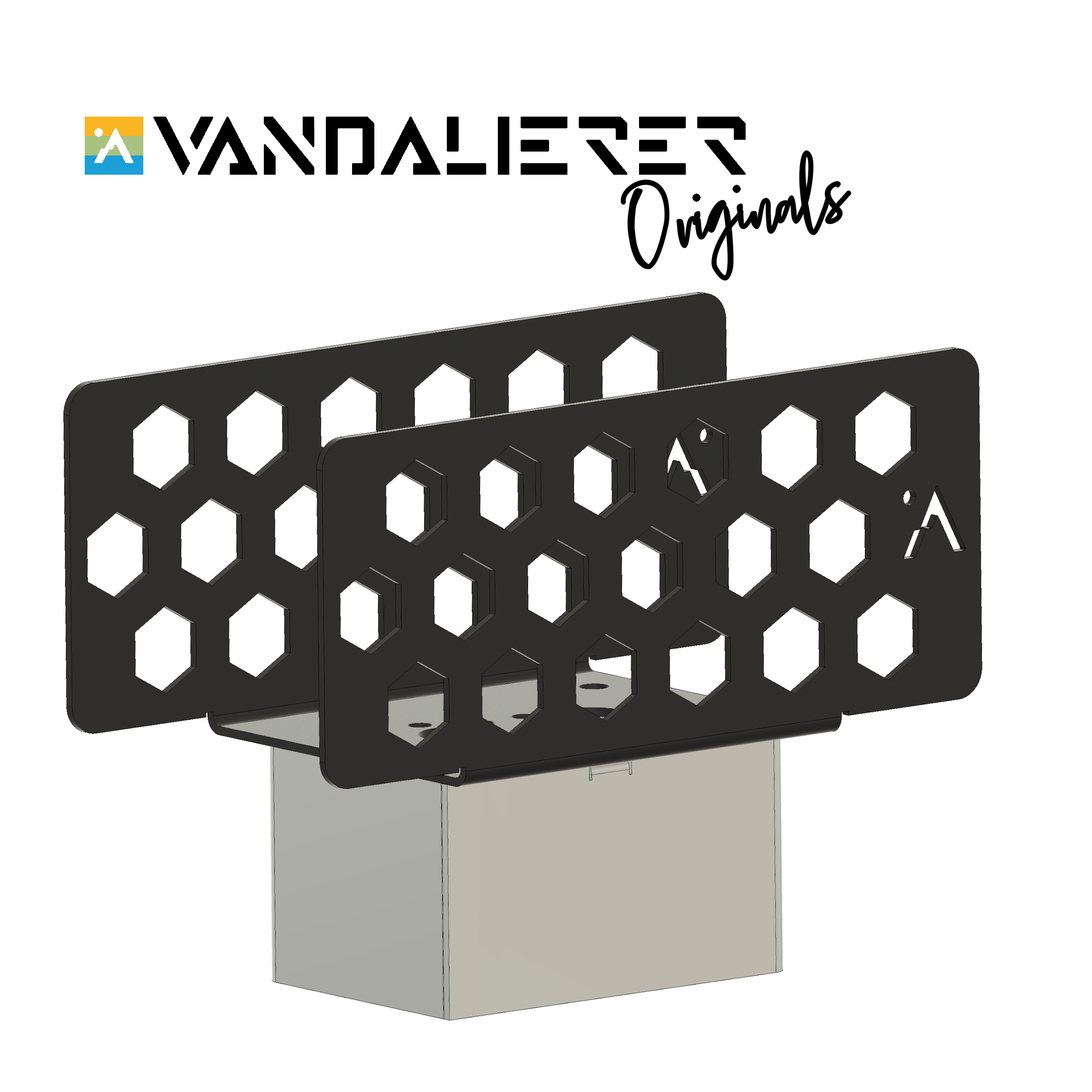 Einbauflansch Luftstandheizung, "PROTECT", 153 mm von Vandalierer Labs