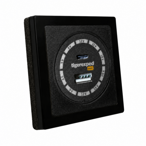convertiger100 – 100 W USB-C, Inprojal, schwarz satiniert