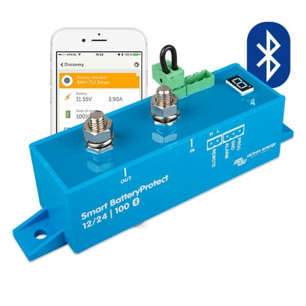 Victron Smart BatteryProtect 100 A – intelligenter Tiefentladeschutz 12/24 V