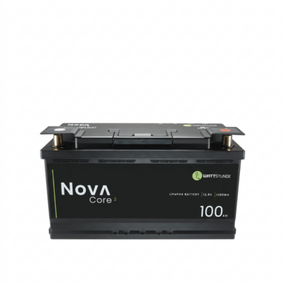 WATTSTUNDE NOVA Core² 100 Ah LiFePO4-Batterie – 12,8 V