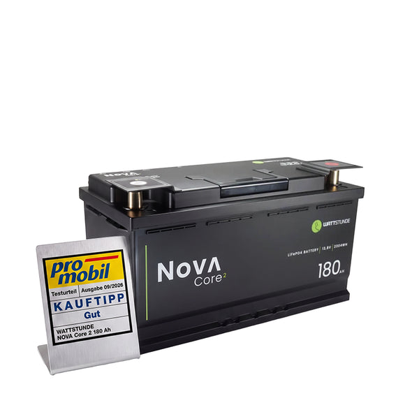 WATTSTUNDE NOVA Core² 180 Ah LiFePO4-Batterie – 12,8 V