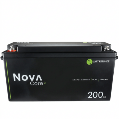WATTSTUNDE NOVA Core² 200 Ah LiFePO4-Batterie – 12,8 V