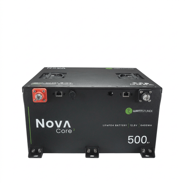 WATTSTUNDE NOVA Core² 500 Ah LiFePO4-Batterie – 12,8 V