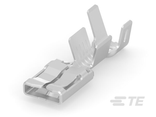 TE Connectivity Flachsteckhülsen 6,35 × 0,8 mm für 6 mm² – 2 Stück